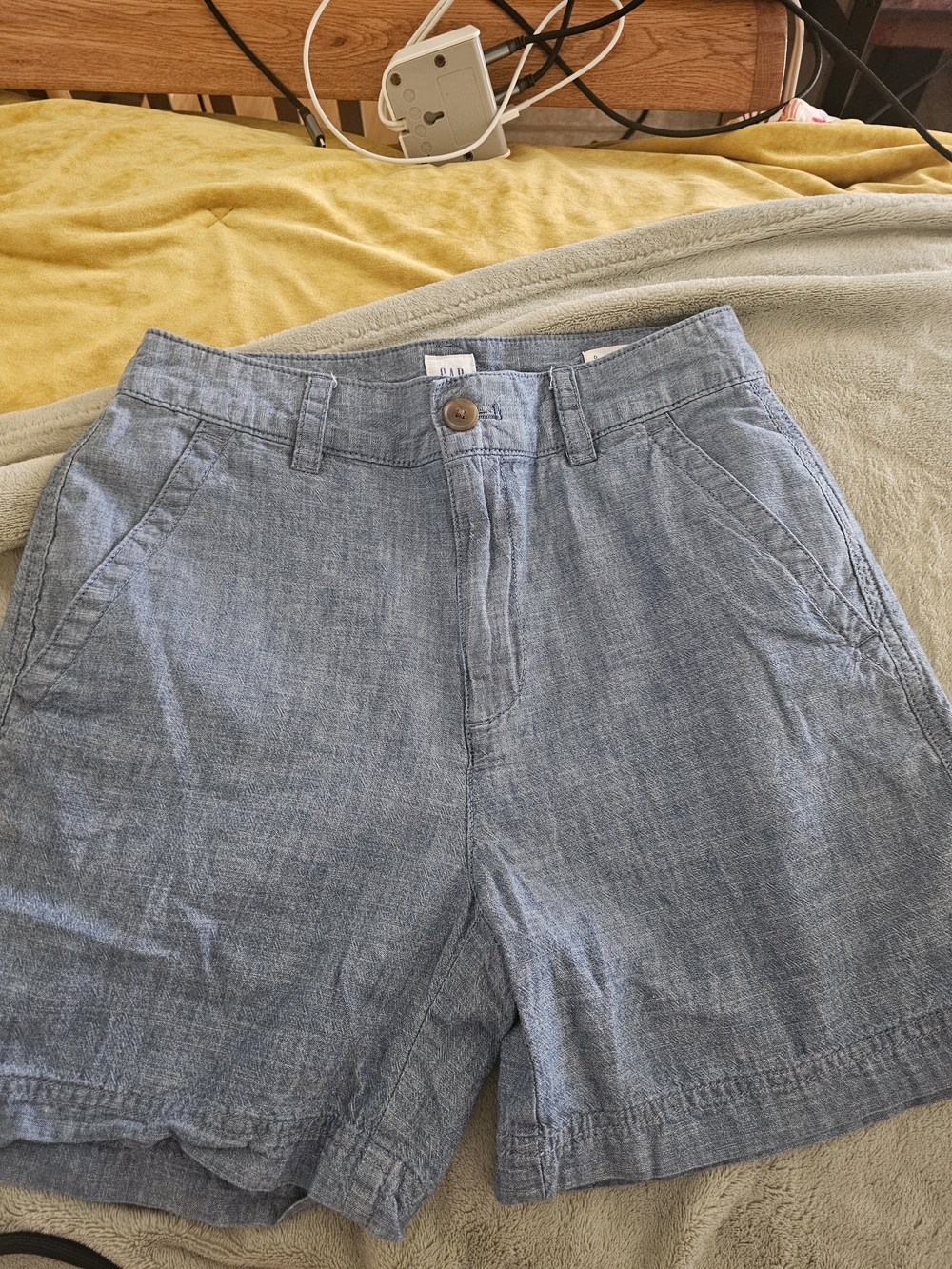 GAP Light Blue Women's Chambray Shorts